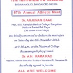 67th Annual Athletic Meet 